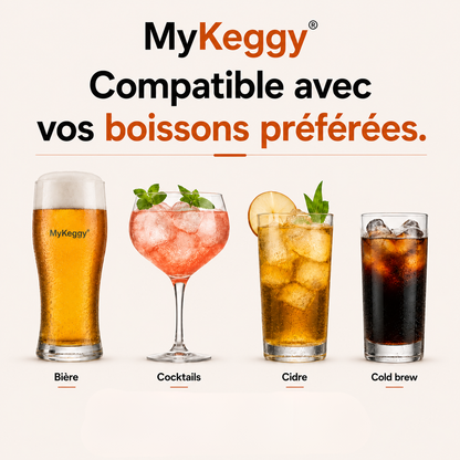 MyKeggy™ — Le mini-bar portable