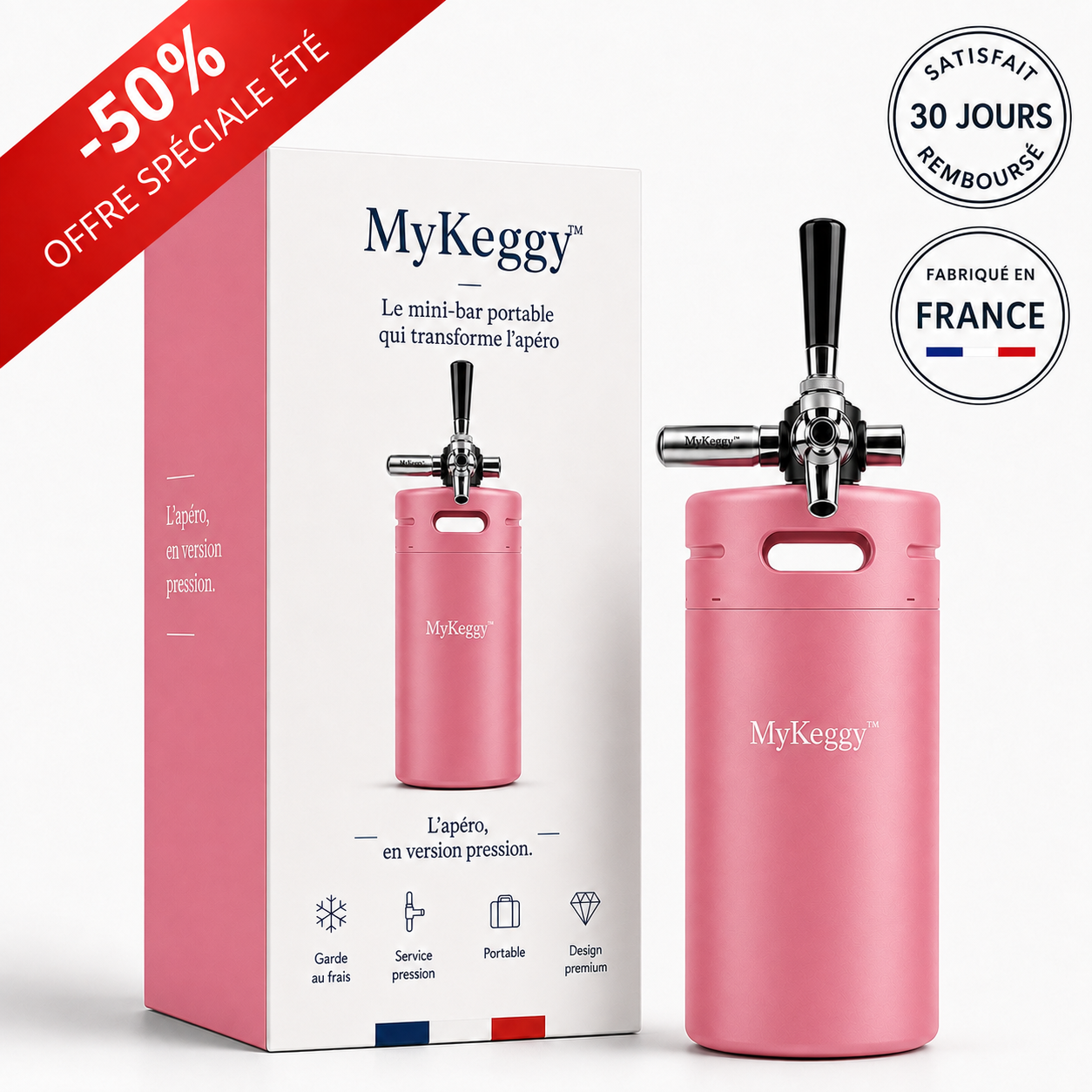 MyKeggy™ — Le mini-bar portable