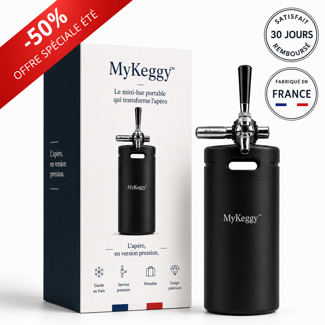 MyKeggy™ — Le mini-bar portable