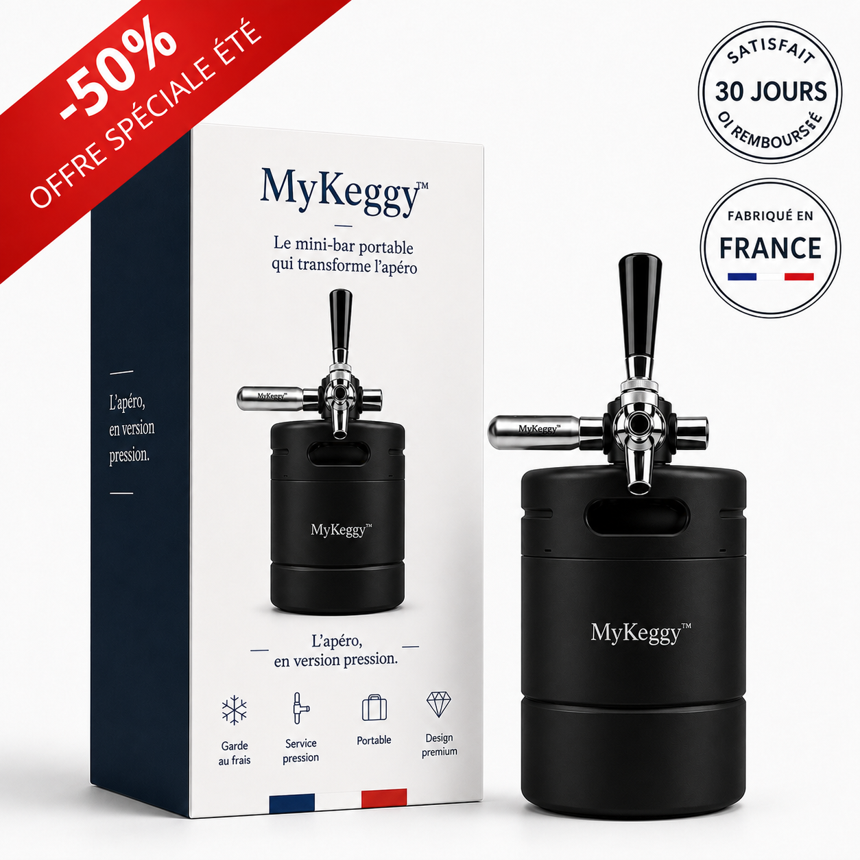 MyKeggy™ — Le mini-bar portable