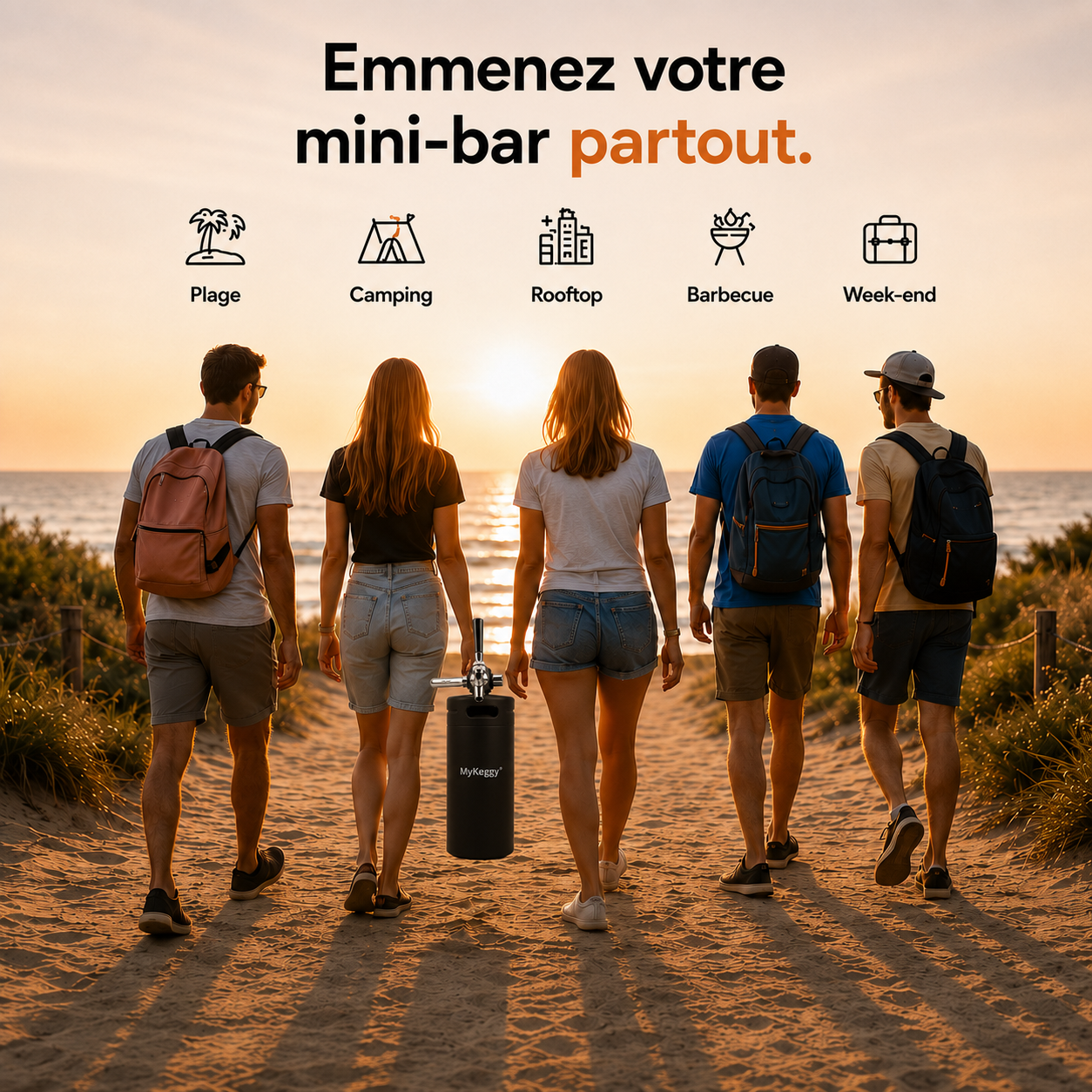 MyKeggy™ — Le mini-bar portable