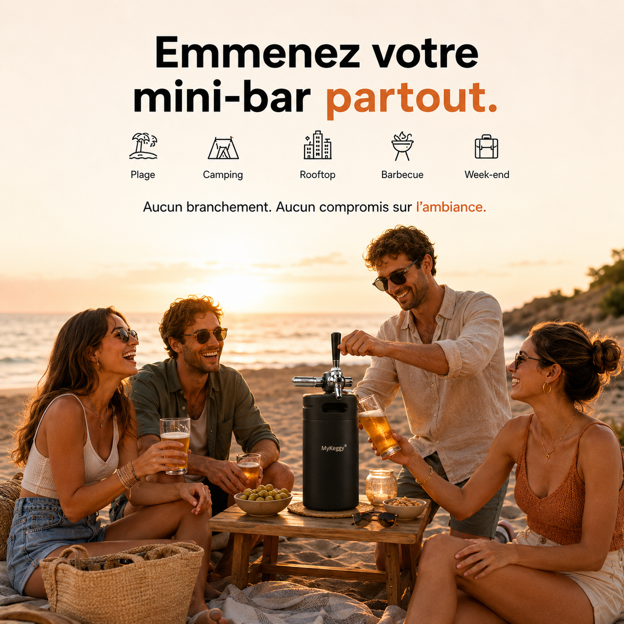 MyKeggy™ — Le mini-bar portable